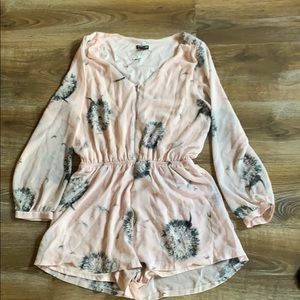 Express dandelion romper